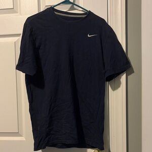 Nike Men's Dark Blue Short Sleeve Tee